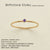 316 Stainless Steel Birthstone Ring Gold Color